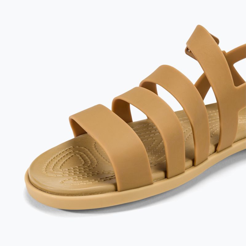 Dámske sandále Crocs Tulum dark gold 7