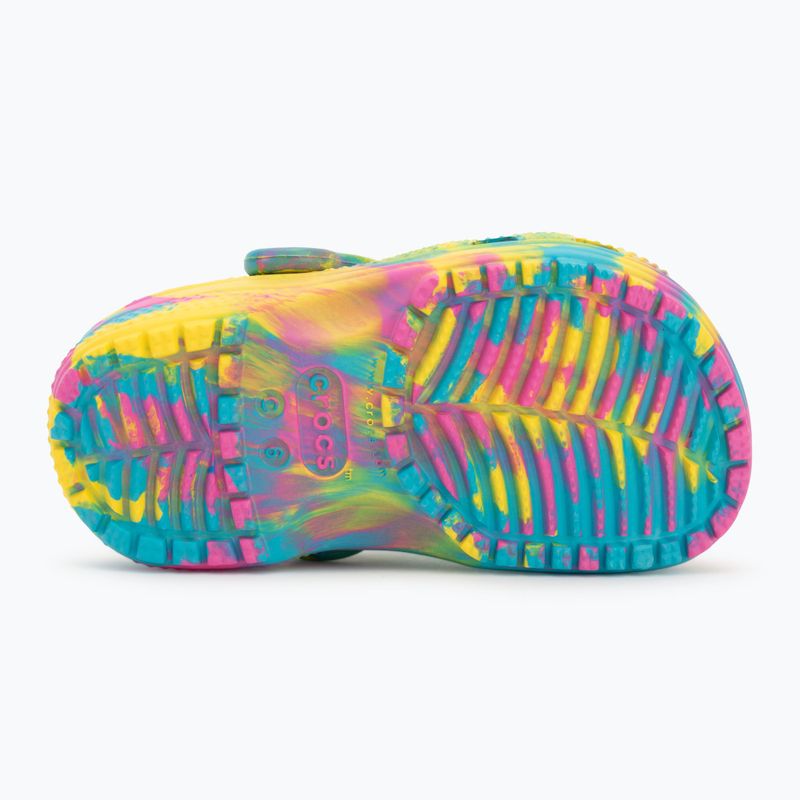 Žabky Crocs Classic Marbled Clog Toddler digital aqua/multi 5