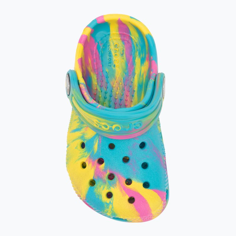 Žabky Crocs Classic Marbled Clog Toddler digital aqua/multi 6