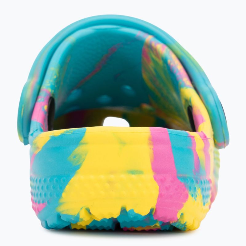 Žabky Crocs Classic Marbled Clog Toddler digital aqua/multi 7