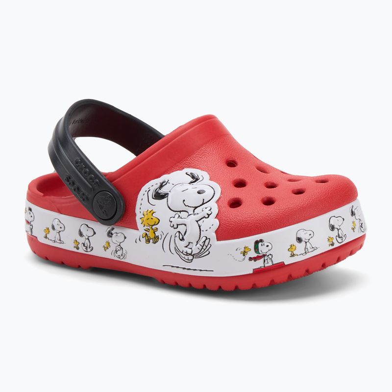Crocs Fun Lab Snoopy Woodstock Clog Toddler plamenné žabky 2