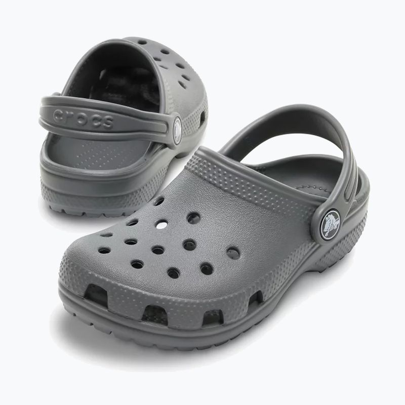 Detské nazúvaky Crocs Classic Clog Toddler slate grey 6