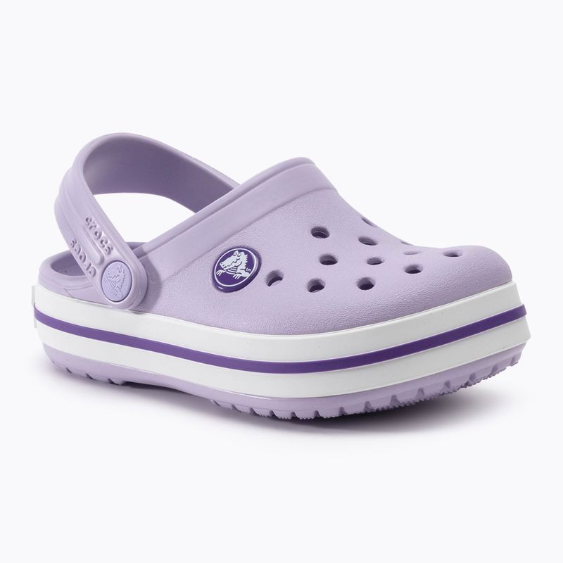 Detské žabky Crocs Crocband Clog levanduľová/neonová 2