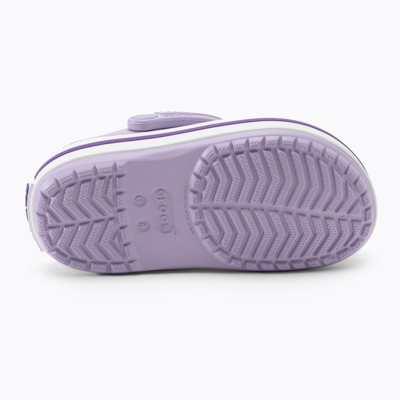 Detské žabky Crocs Crocband Clog levanduľová/neonová 5