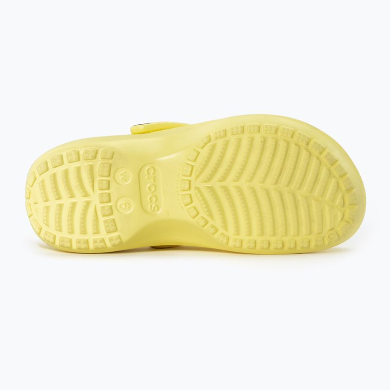 Dámske šľapky Crocs Classic Platform Clog banana 5