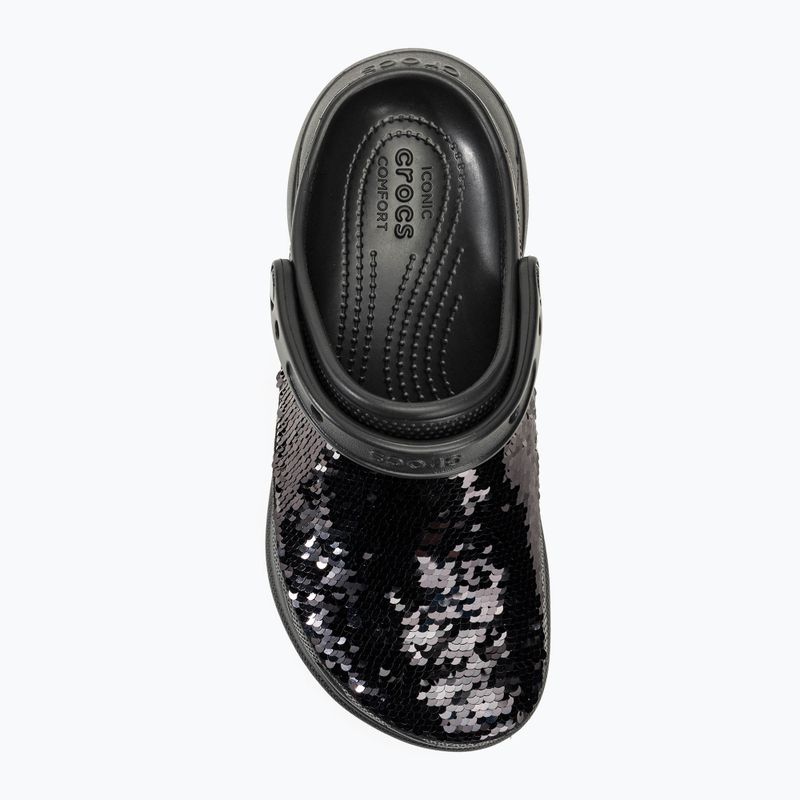 Šľapky dámske ,sandále, Crocs Classic Bae Sequin black/multi 8