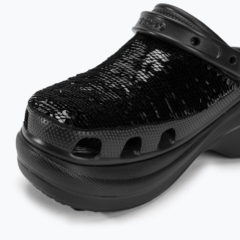 Šľapky dámske ,sandále, Crocs Classic Bae Sequin black/multi 10