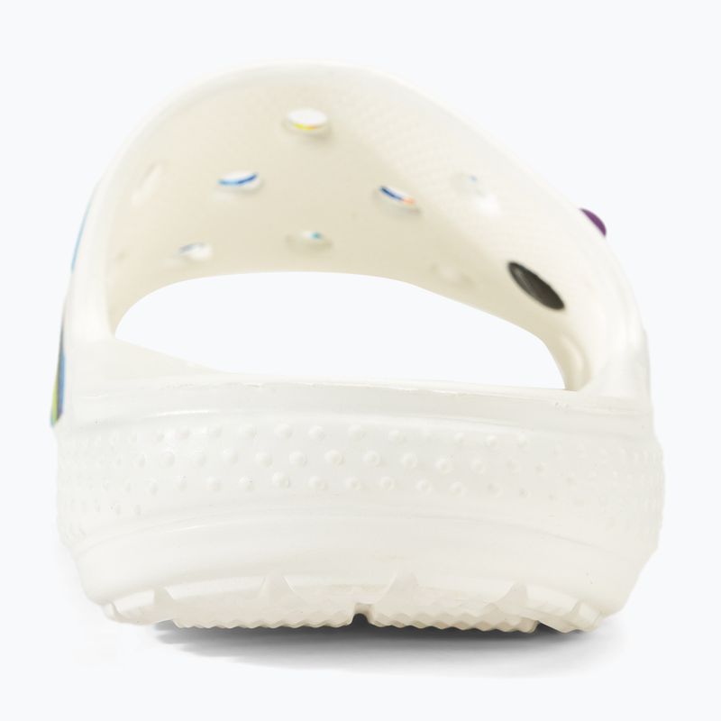 Šľapky Crocs Classic Crocs Bubble Block Slide white/multi 6