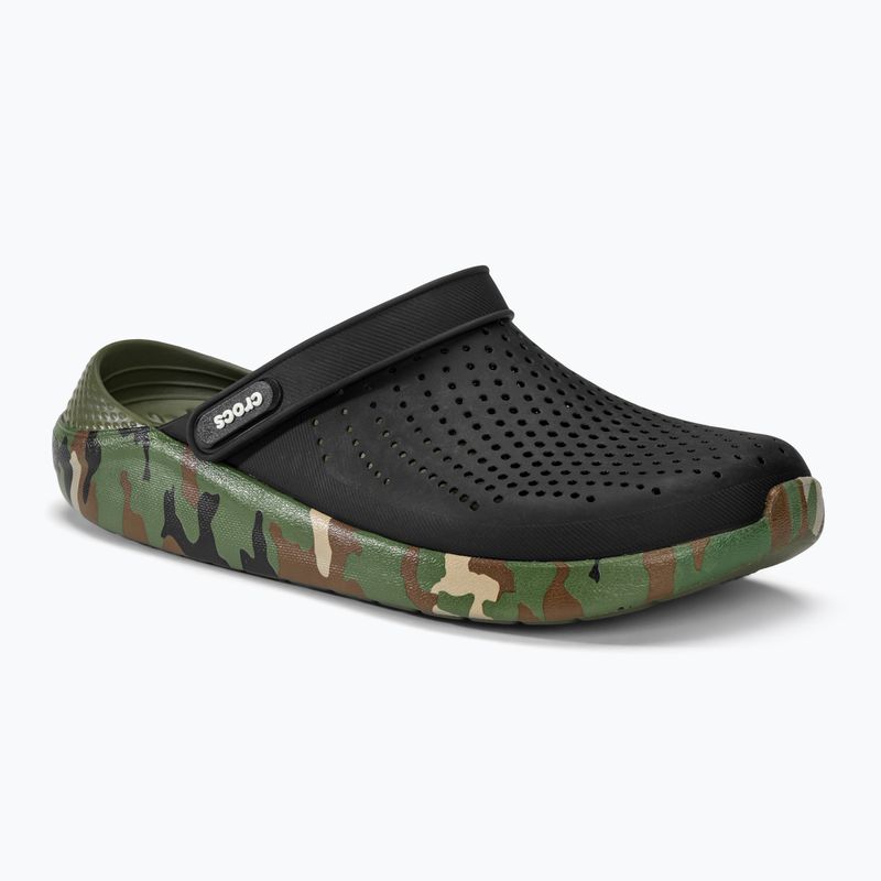 Šľapky Crocs LiteRide Printed Camo Clog black/multi 2