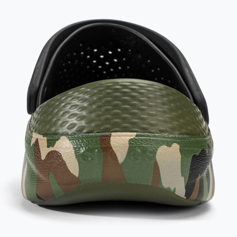 Šľapky Crocs LiteRide Printed Camo Clog black/multi 7