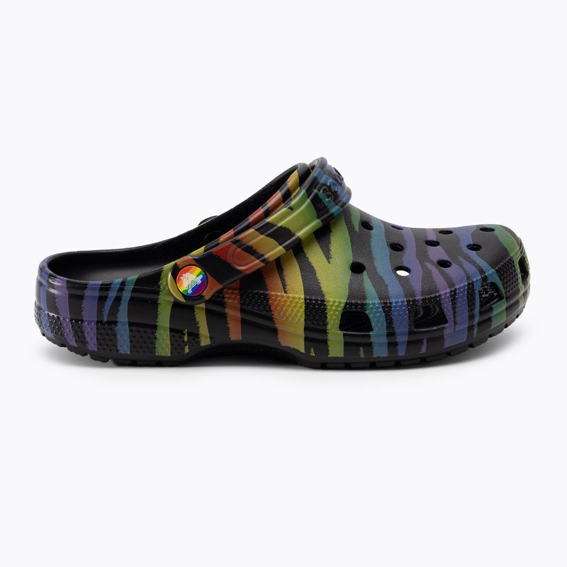 Dámske žabky Crocs Classic Seasonal Printed zebra rainbow 3