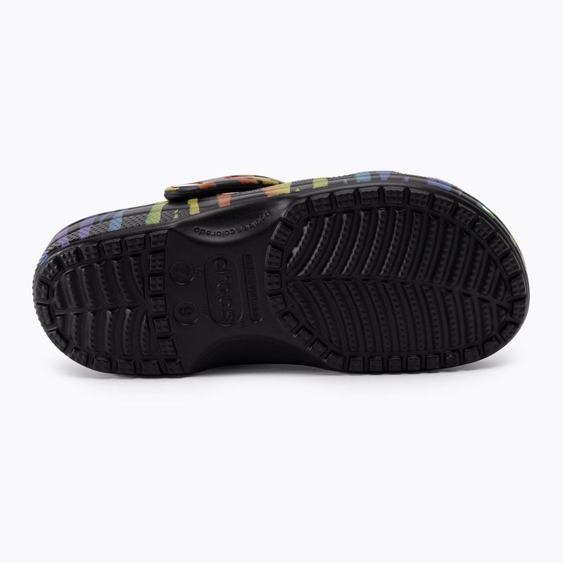 Dámske žabky Crocs Classic Seasonal Printed zebra rainbow 5