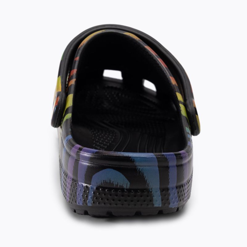 Dámske žabky Crocs Classic Seasonal Printed zebra rainbow 7