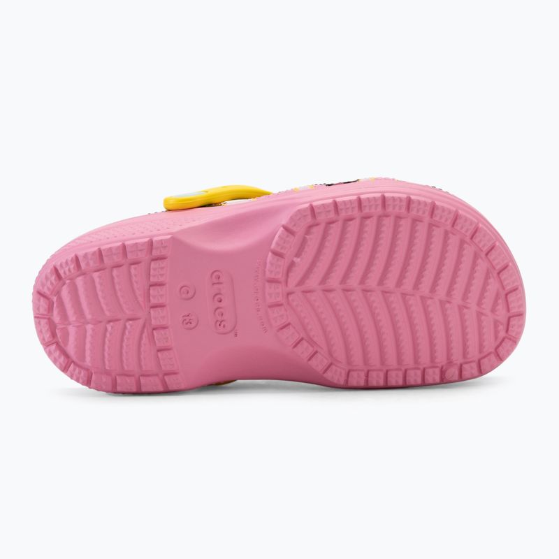 Detské šľapky Crocs Ron English Party Animals Classic Clog Kids pink lemonade/multi 6