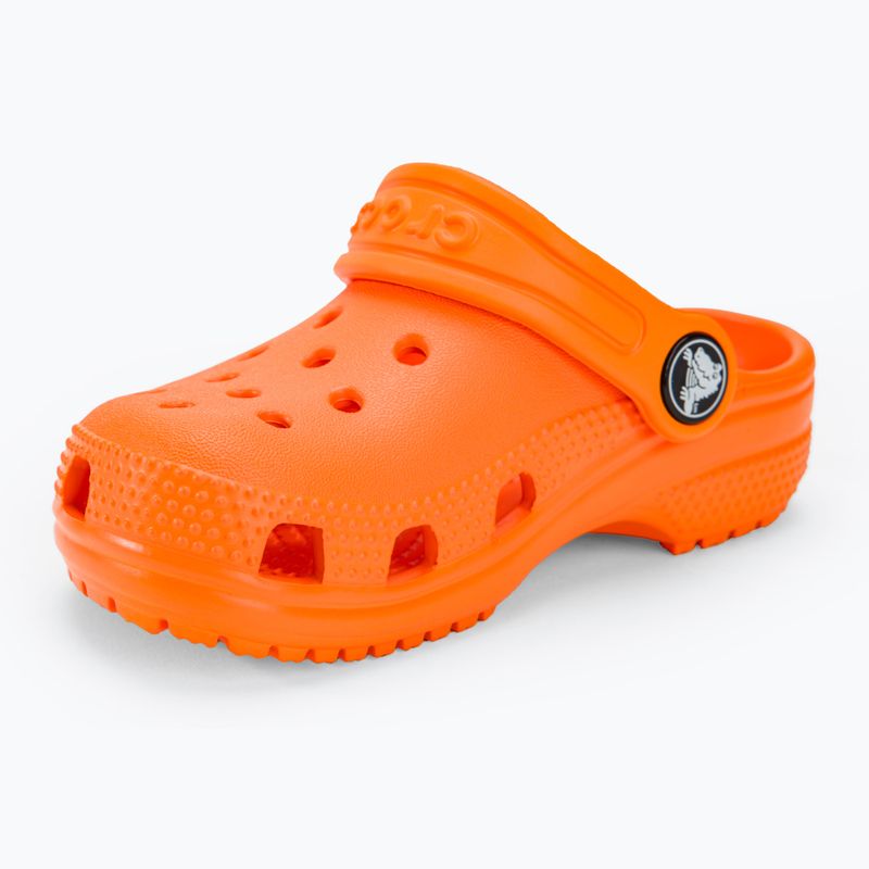 Šľapky detské ,sandále, Crocs Classic Clog T orange zing 8