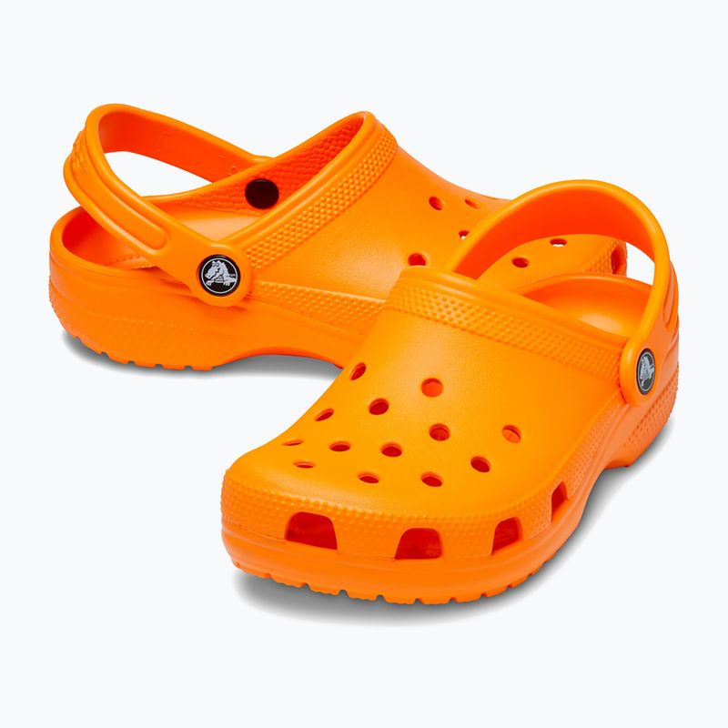 Šľapky detské ,sandále, Crocs Classic Clog T orange zing 11