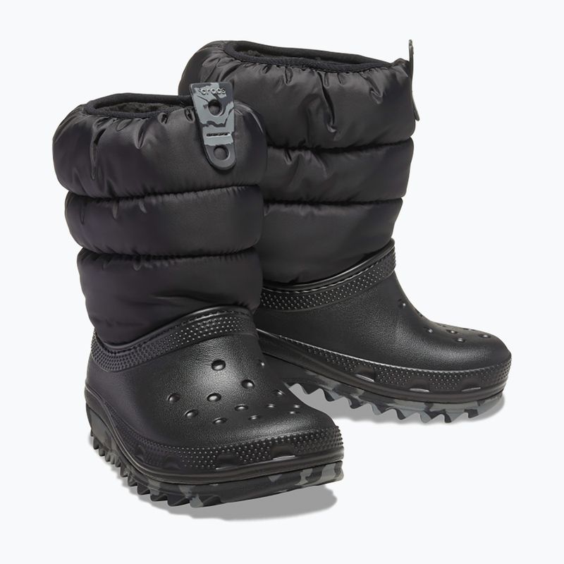 Detské snehové topánky Crocs Classic Neo Puff black 10