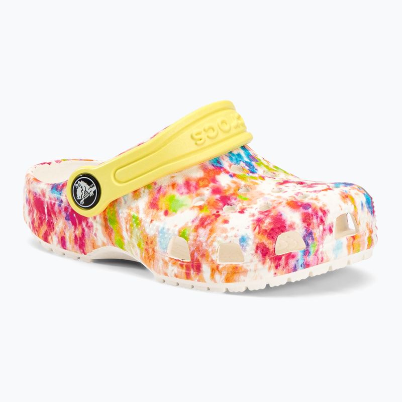 Detské žabky Crocs Classic Tie-Dye Graphic Clog T white 206994-83B