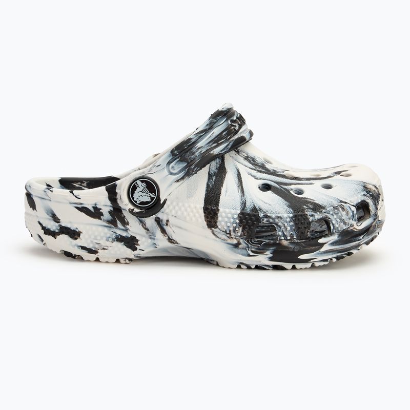 Detské šľapky Crocs Classic Marbled Clog Kids black/white 3