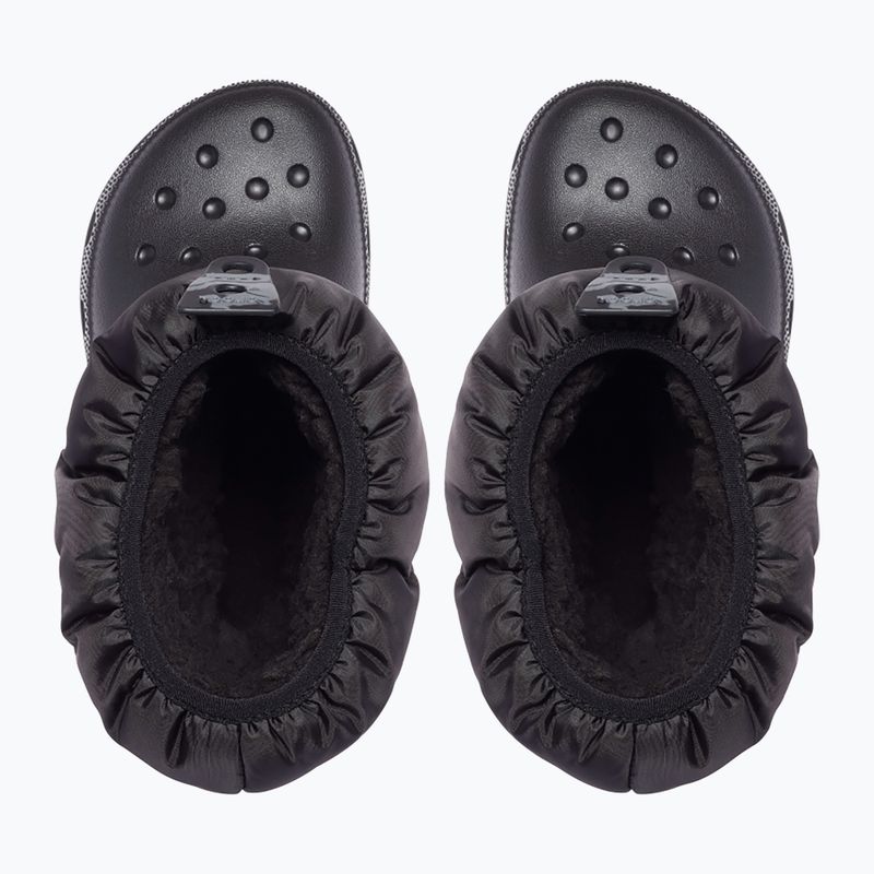 Juniorské snehové topánky Crocs Classic Neo Puff black 11