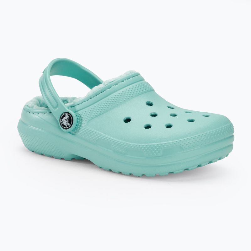 Šľapky detské ,sandále, Crocs Classic Lined pure water 2