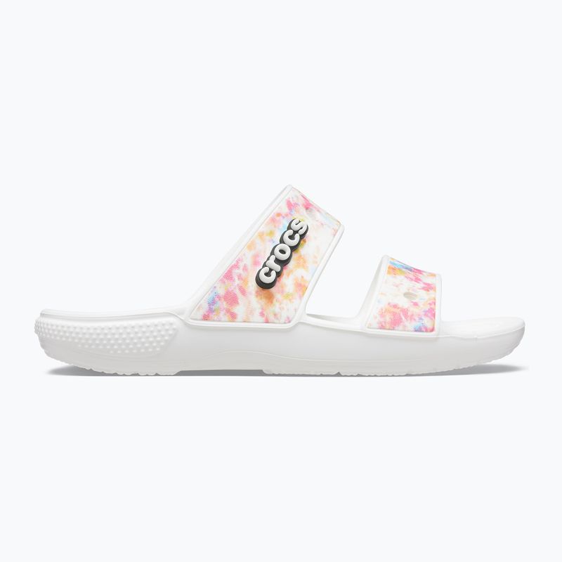 Crocs Classic Crocs Tie-Dye Graphic Sandal white 207283-928 žabky 9