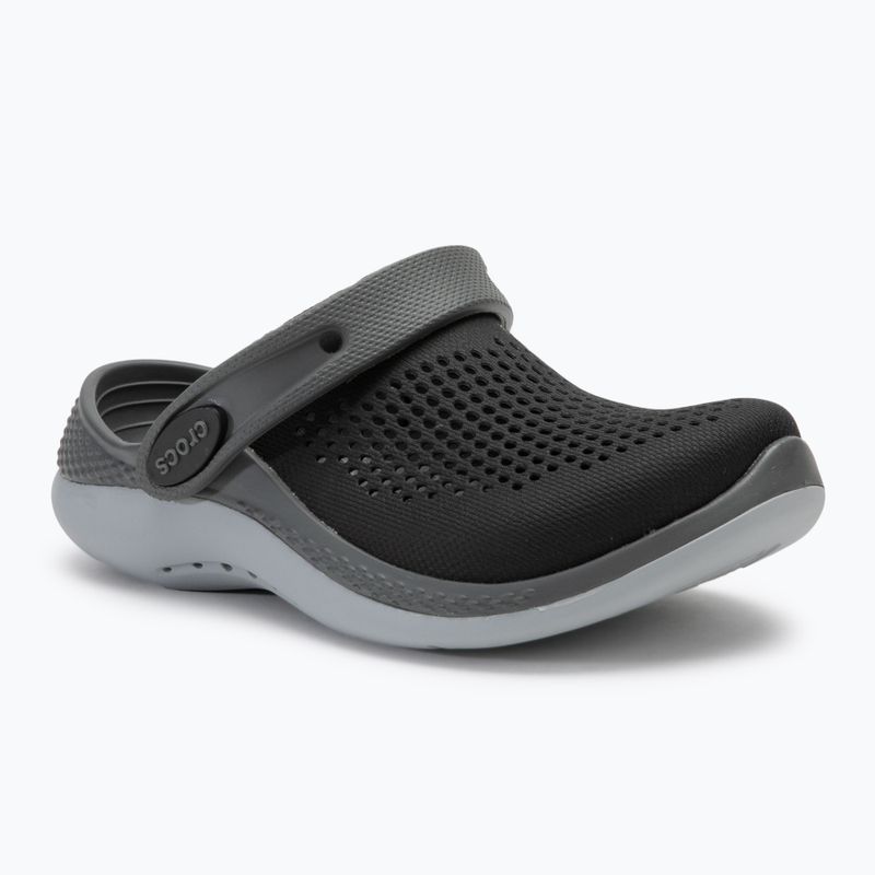 Detské šľapky Crocs LiteRide 360 Clog Kids black/slate grey