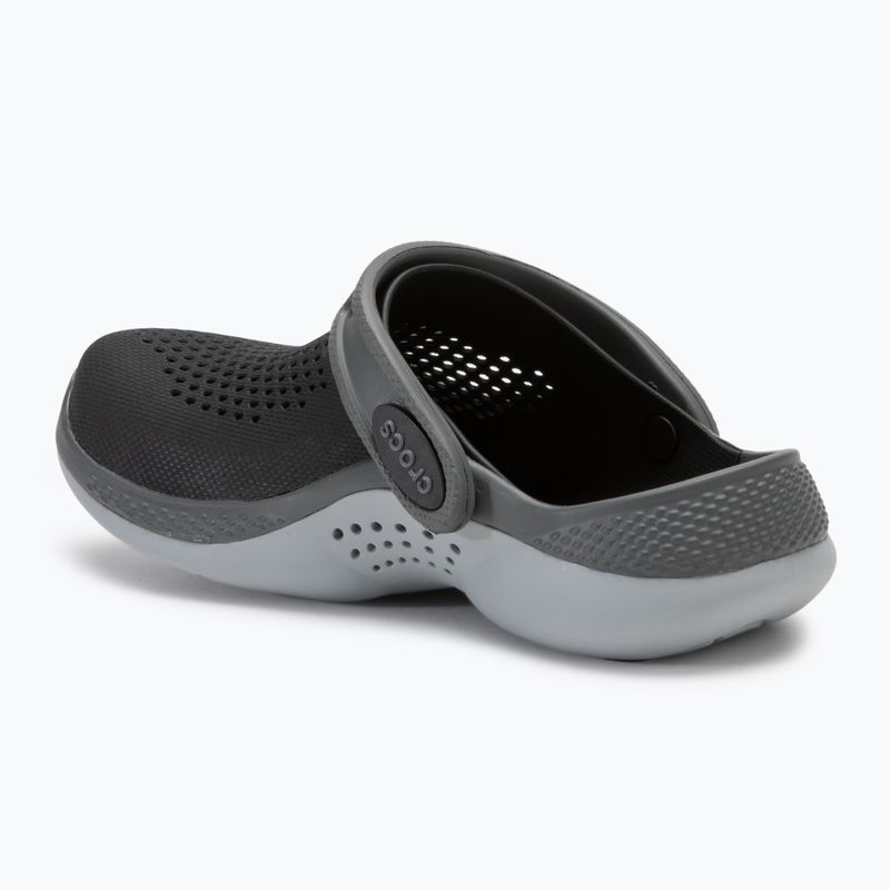 Detské šľapky Crocs LiteRide 360 Clog Kids black/slate grey 4