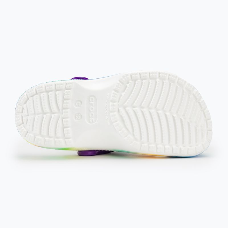 Šľapky detské ,sandále, Crocs Classic Solarized Clog white/multi 5