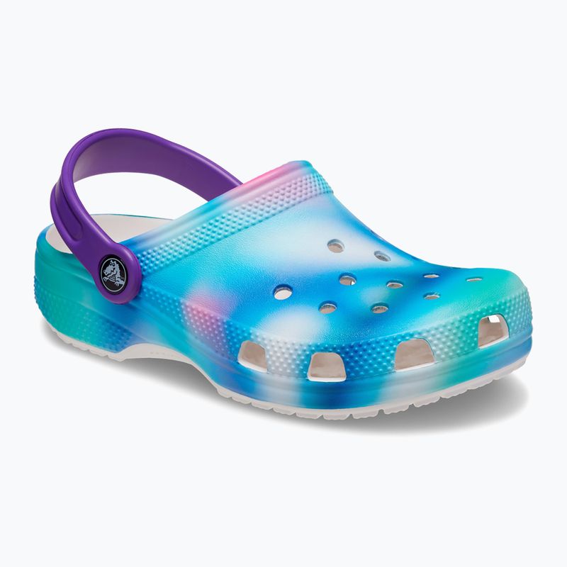 Šľapky detské ,sandále, Crocs Classic Solarized Clog white/multi 9
