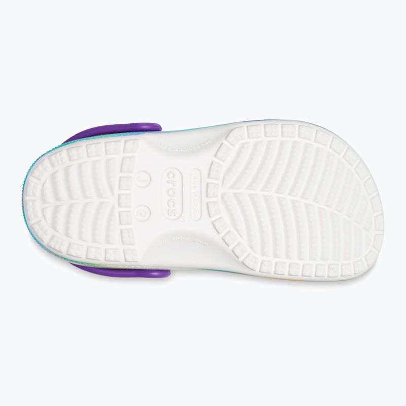 Šľapky detské ,sandále, Crocs Classic Solarized Clog white/multi 13