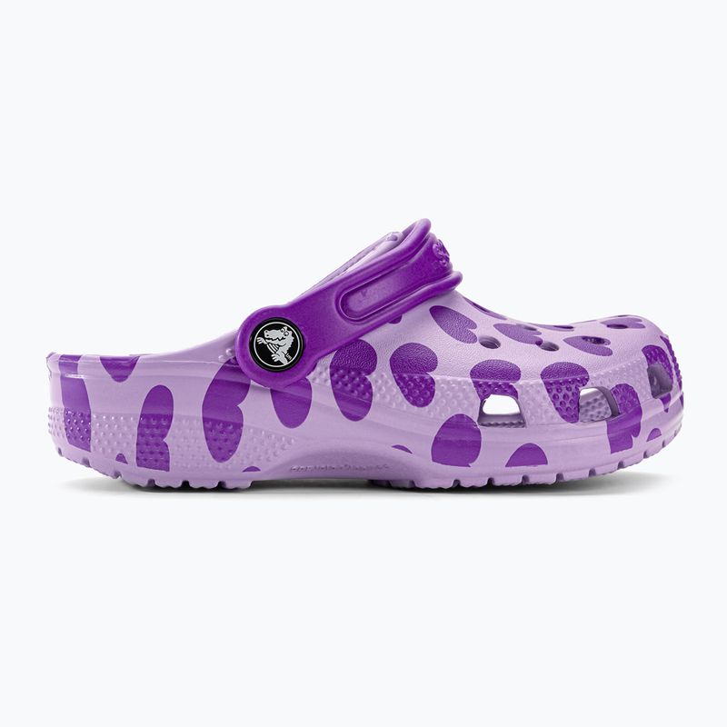 Detské dreváky Crocs Classic Easy Icon Clog levanduľová 3