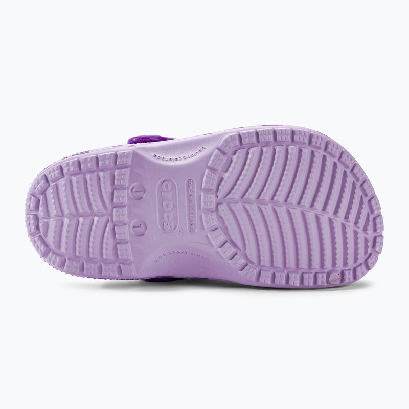 Detské dreváky Crocs Classic Easy Icon Clog levanduľová 6
