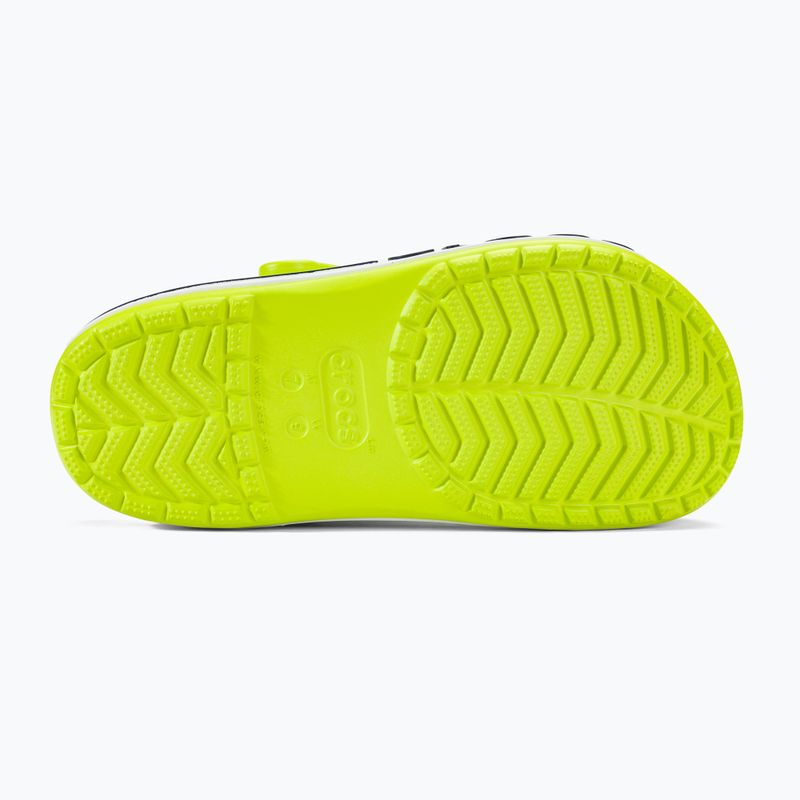 Žabky Crocs Bayaband Clog lime punch/navy 5