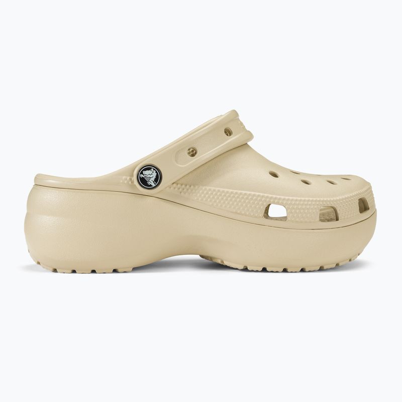 Dámske šľapky Crocs Classic Platform Clog bone 3