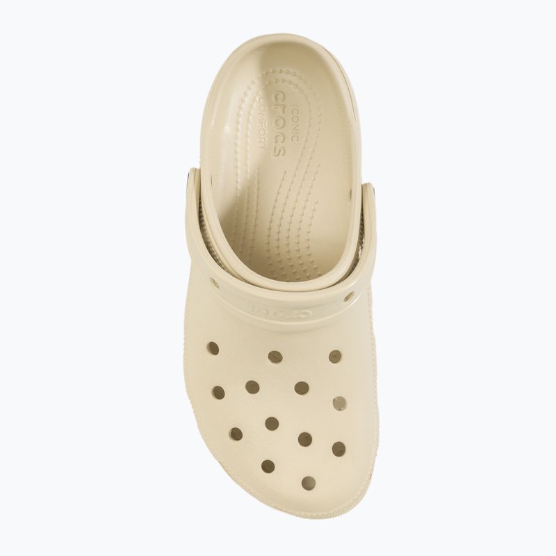 Dámske šľapky Crocs Classic Platform Clog bone 6