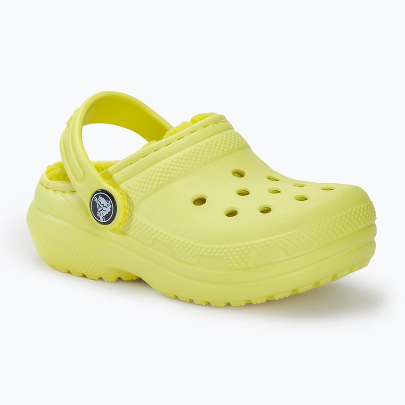 Detské Šľapky Crocs Classic Lined sulphur 2