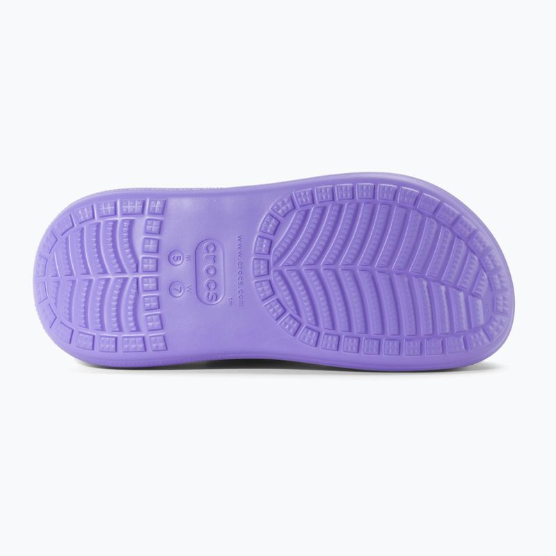 Šľapky Crocs Classic Crush Clog digital violet 5