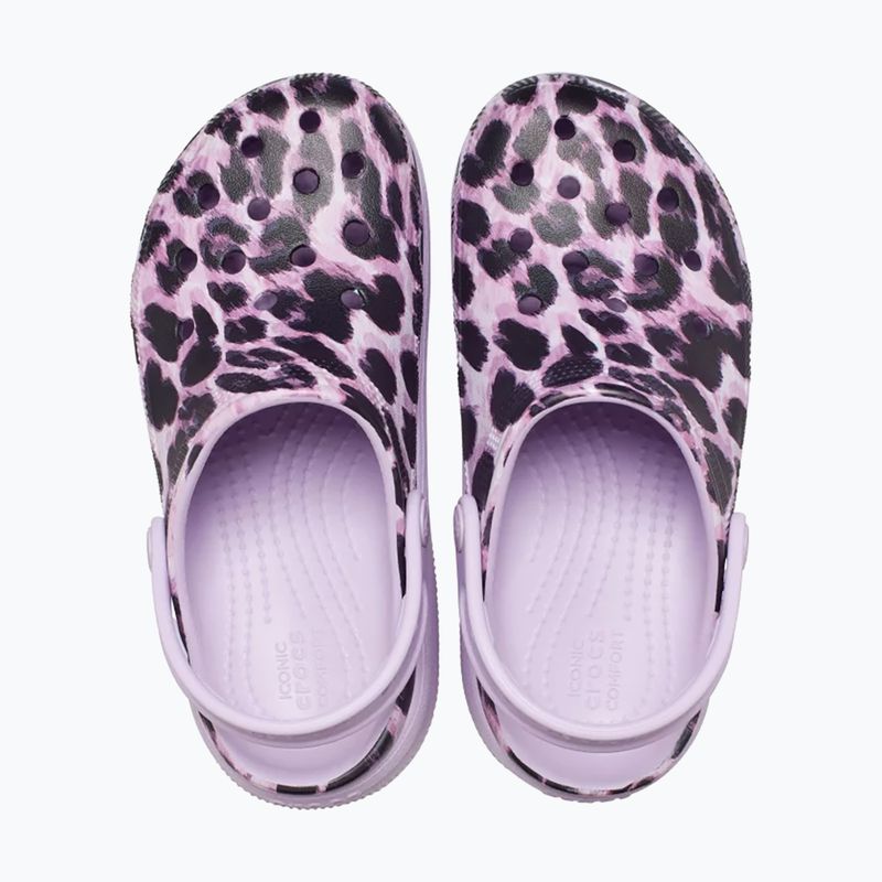 Crocs Cls Animal Cutie Clog Detské leopardie žabky 13
