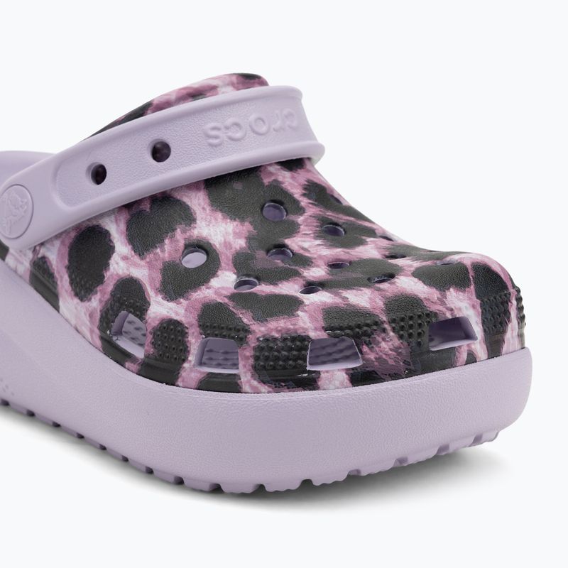 Crocs Cls Animal Cutie Clog Detské leopardie žabky 8