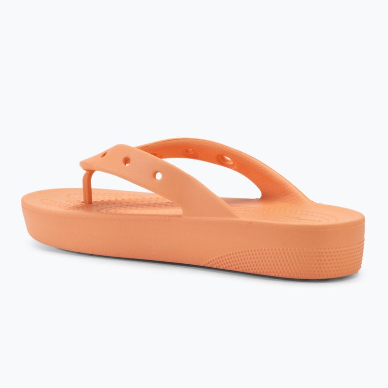 Dámske žabky Crocs Classic Platform papaya 3