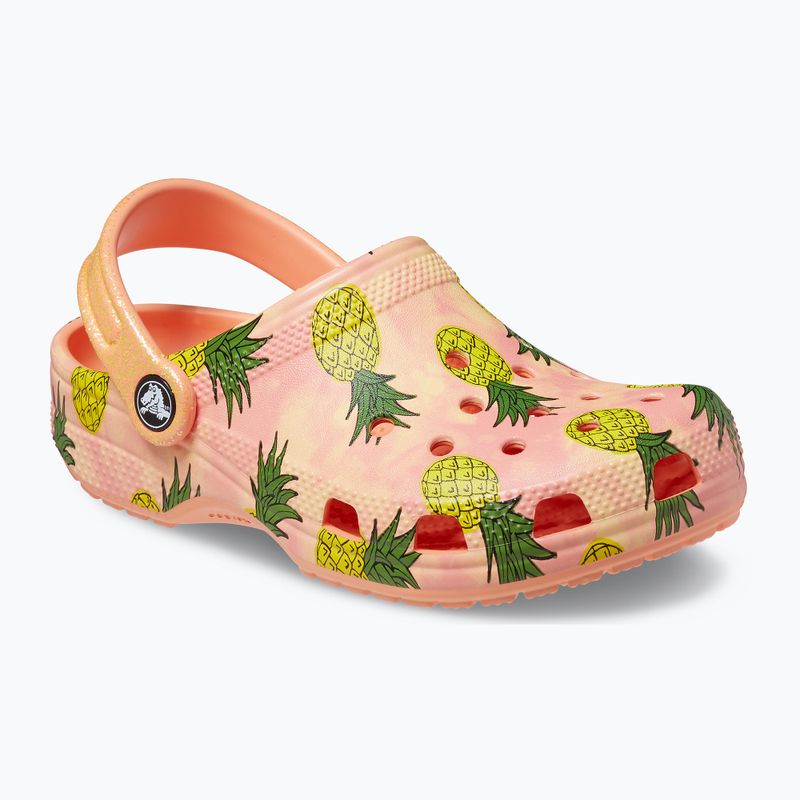 Detské žabky Crocs Classic Pool Party Clog K orange 207826-83E 11