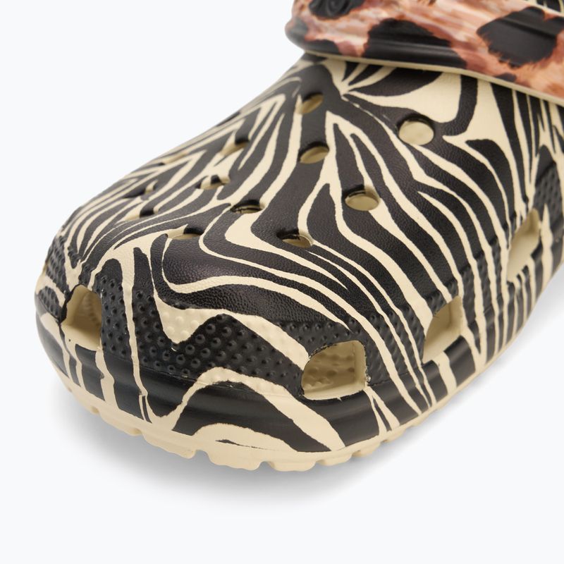 Žabky Crocs Classic Animal Remix bone/multi animal 8