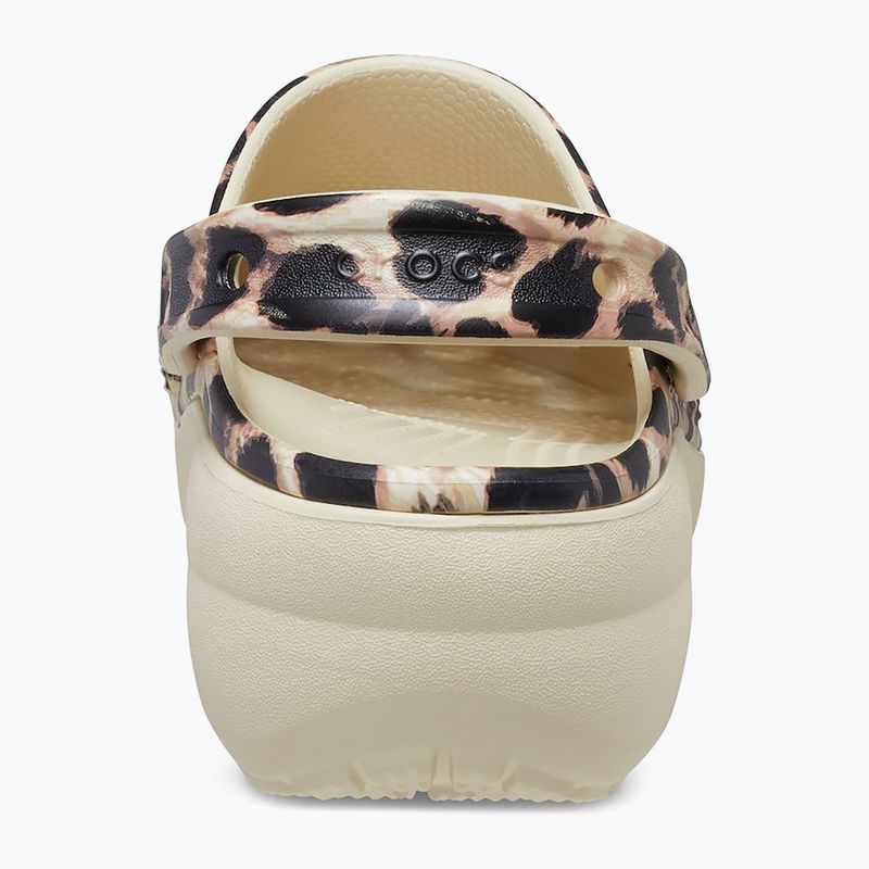 Šľapky dámske ,sandále, Crocs Classic Platform Animal Remix bone/leopard 11
