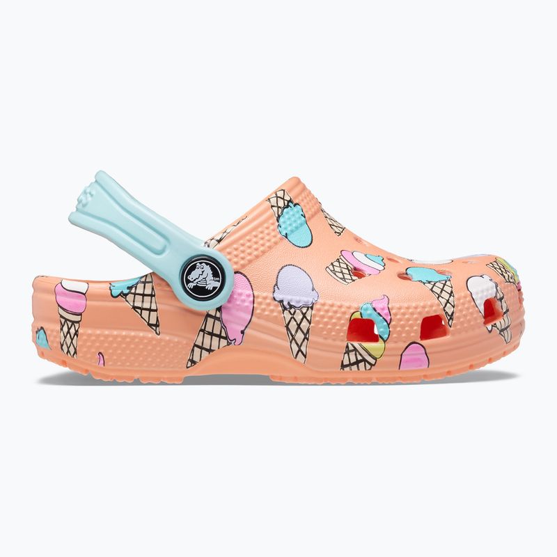 Detské žabky Crocs Classic Pool Party Clog T orange 207846-83E 12