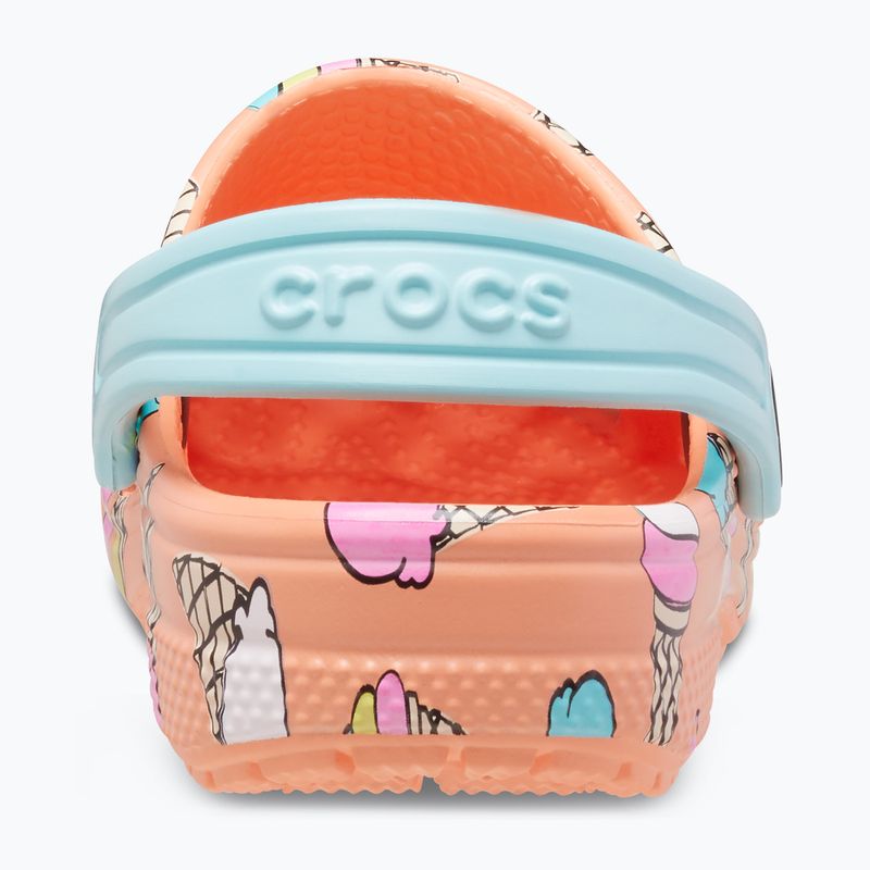 Detské žabky Crocs Classic Pool Party Clog T orange 207846-83E 14