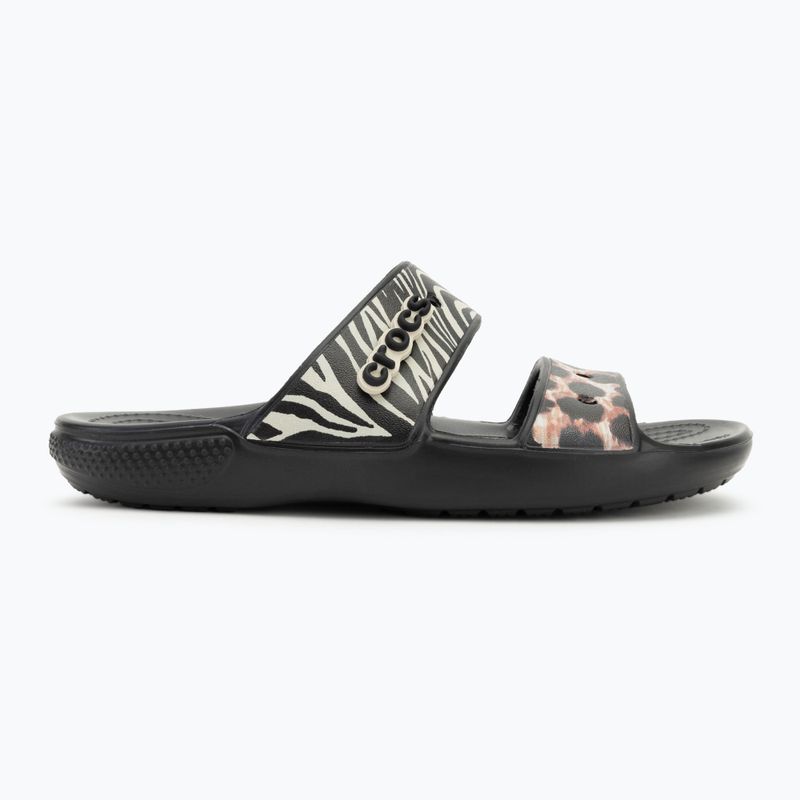 Žabky Crocs Classic Animal Remix Slide black/multi 2