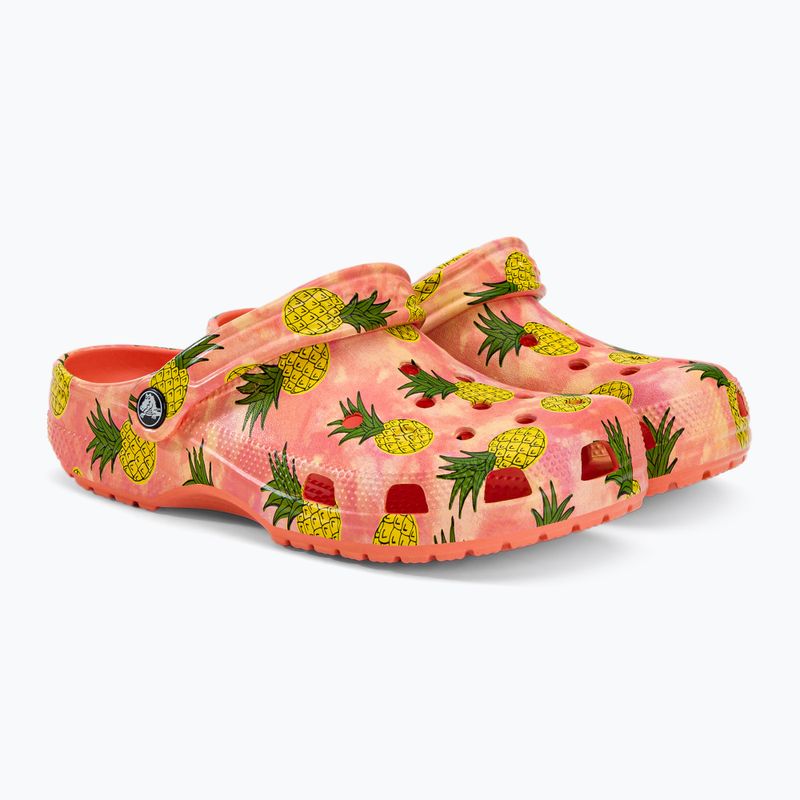 Žabky Crocs Classic Retro Resort Clog orange 207849-83F 5