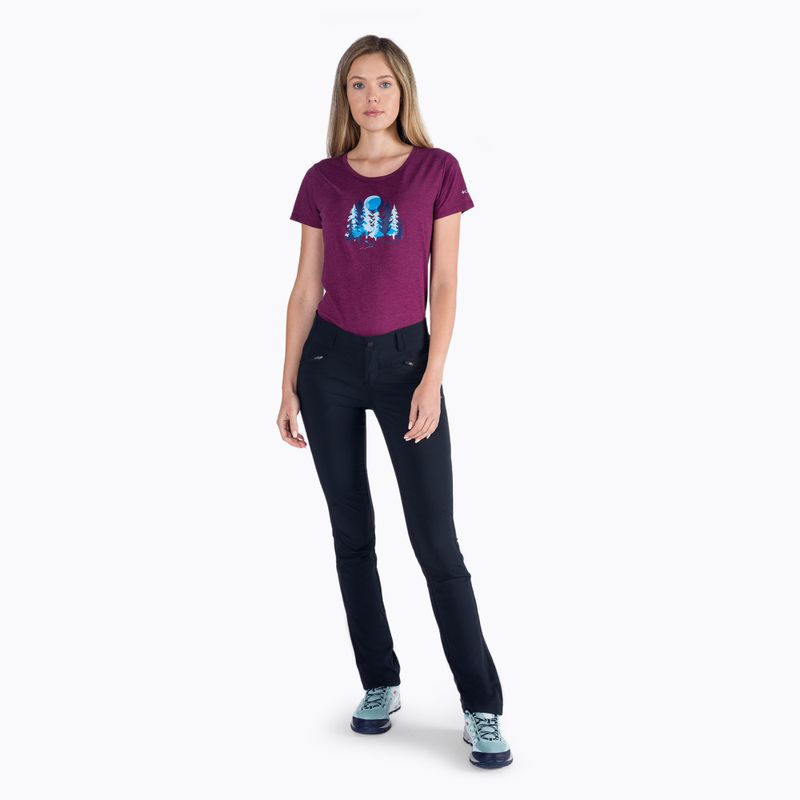 Columbia Peak to Point 12 dámske softshellové nohavice black 1727601 6