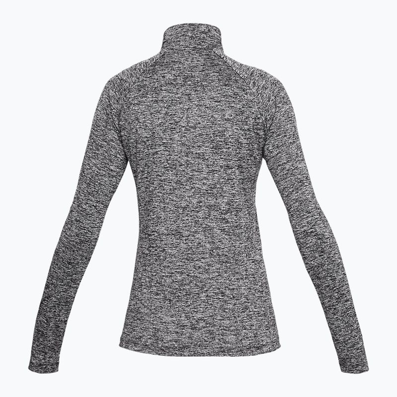 Dámska mikina Under Armour Tech 1/2 Zip - Twist black/black/metallic silver 5